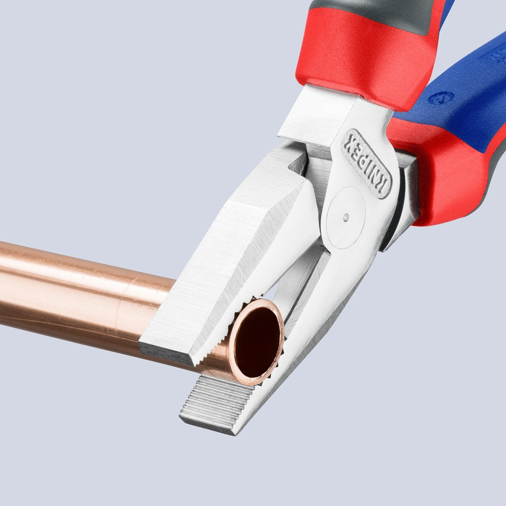 KNIPEX 02 05 200 Kracht-Kombitang met comfortgrepen verchroomd 200 mm