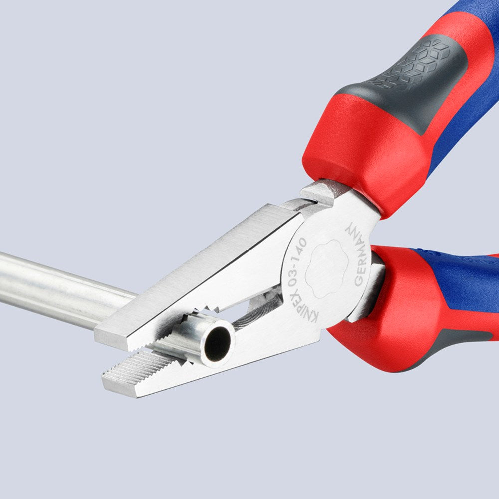 KNIPEX 03 05 140 Kombitang met comfortgrepen verchroomd 140 mm
