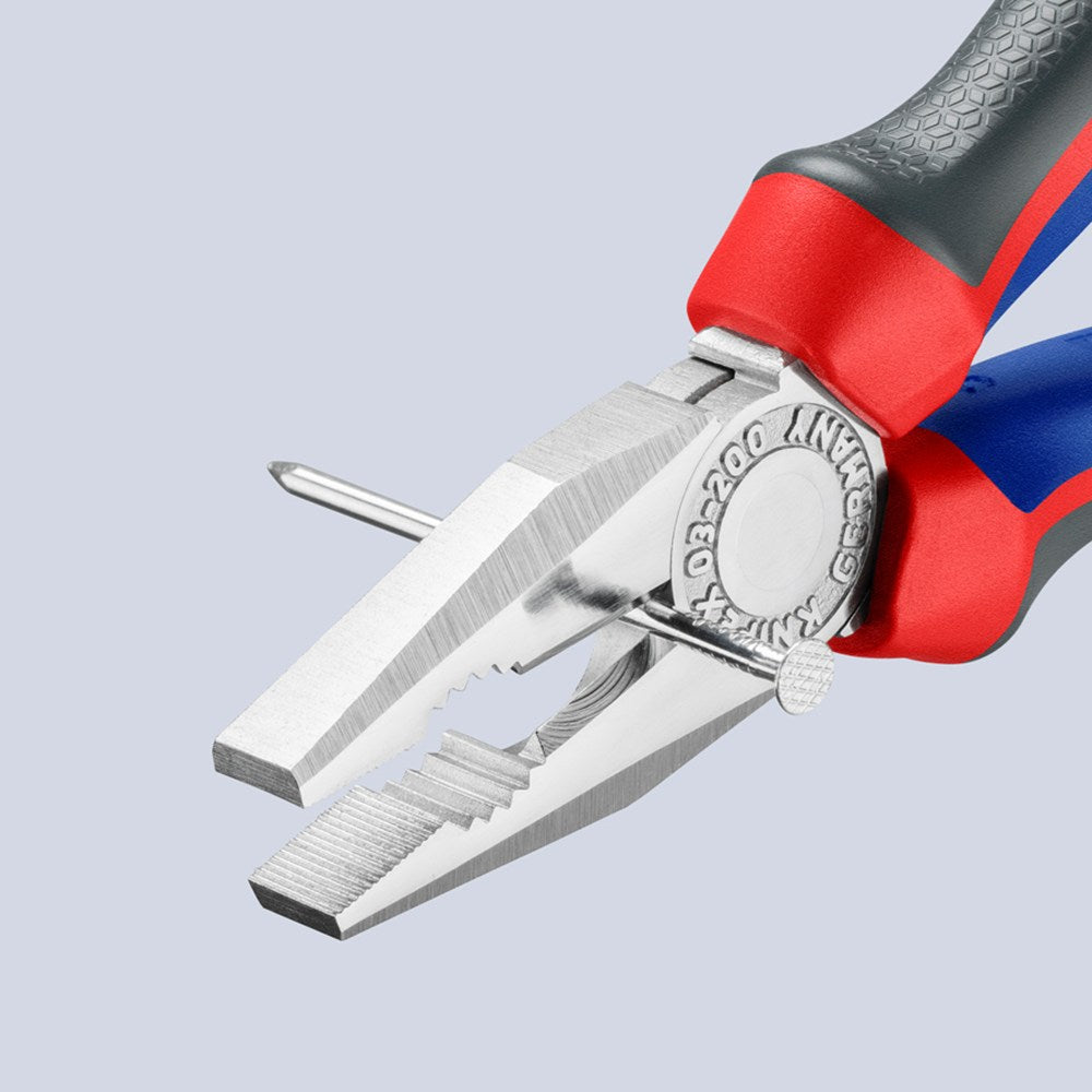 KNIPEX 03 05 200 Kombitang met comfortgrepen verchroomd 200 mm