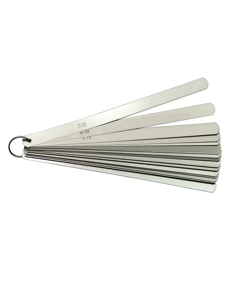 Voelermaat aan ring 500mm 13 bladen, 13mm 0,05-1,00mm, RvS