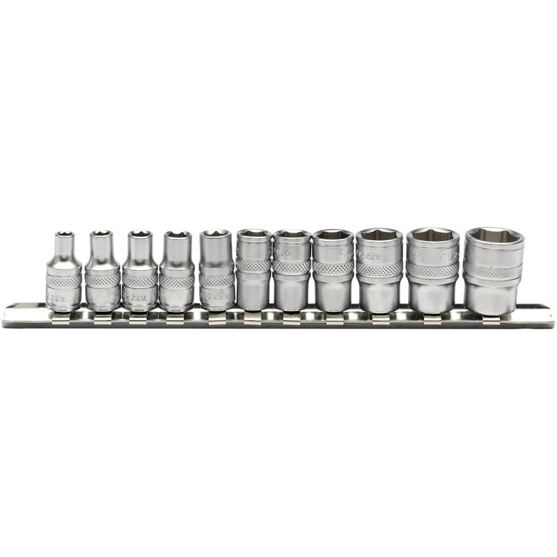 1/4” Doppenrail INCH, 11dlg
