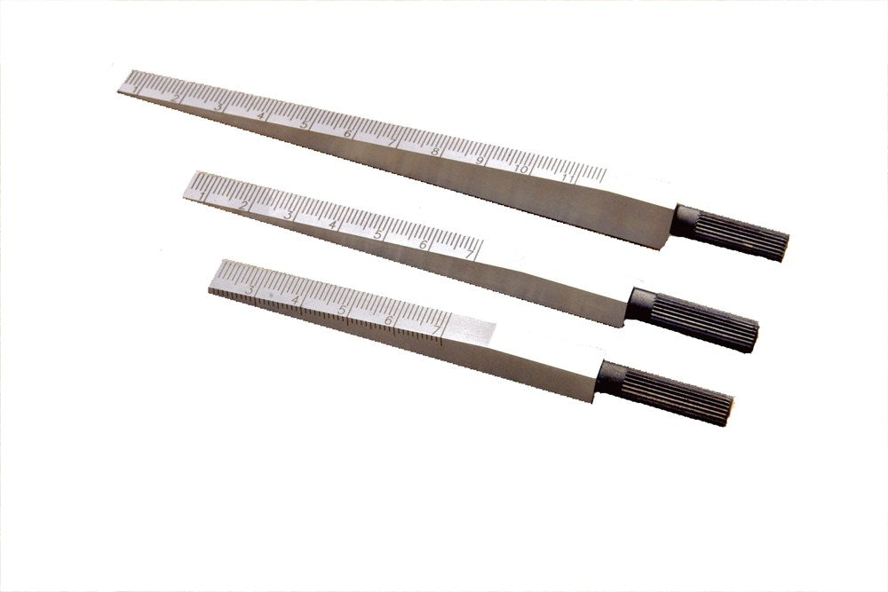 Meetwig staal meetbereik 0,5-11,0mm 165x12x8mm