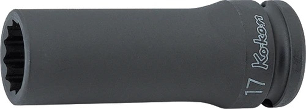 1/2" slagdop SW24mm 12-kant L=85mm