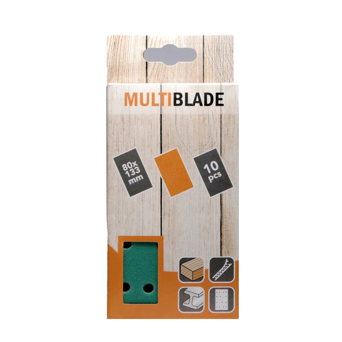 Multiblade Schuurpapier MB80 80x133mm K360 (10 vellen)