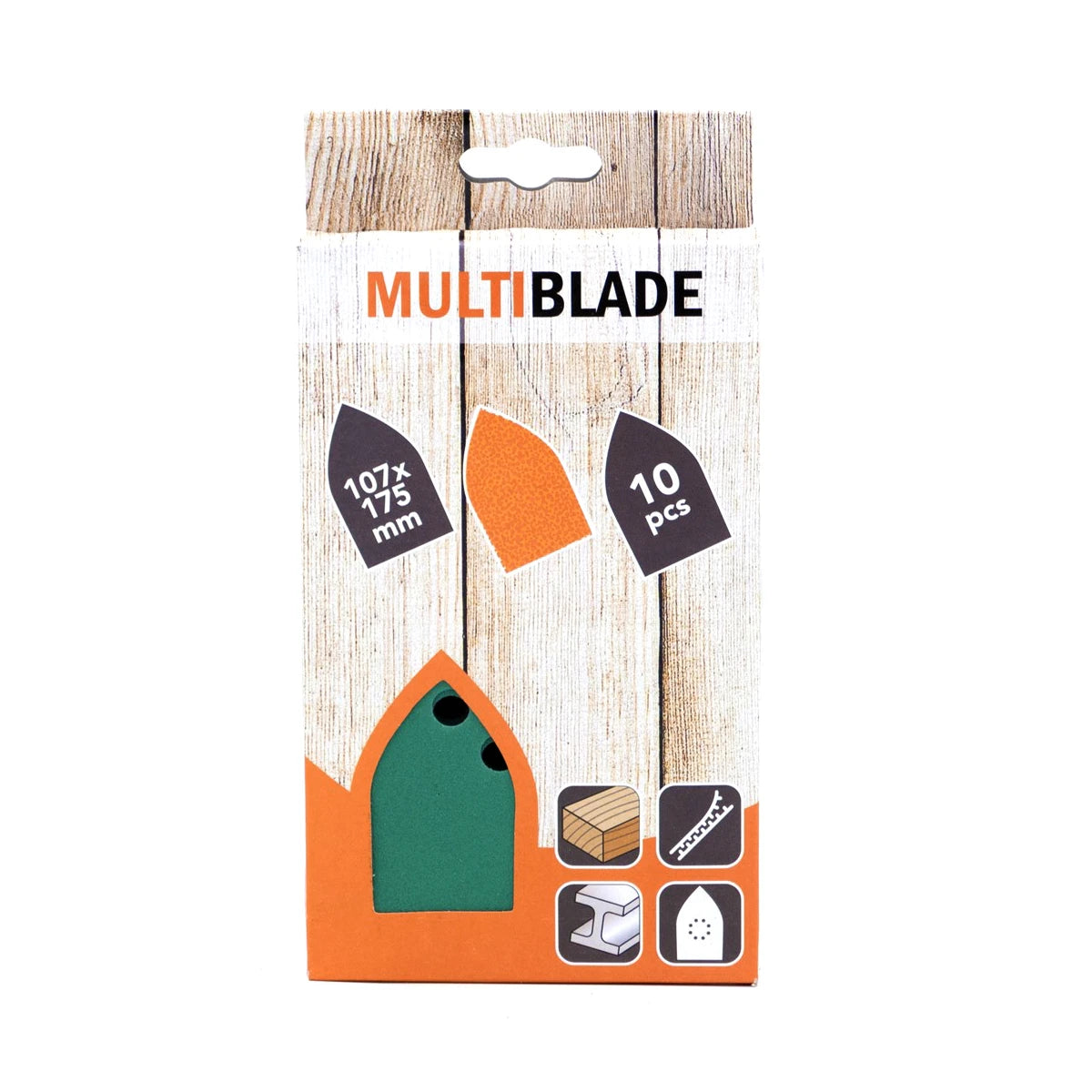 Multiblade Delta schuurpapier MB107 107x175mm K400 (10 vellen)