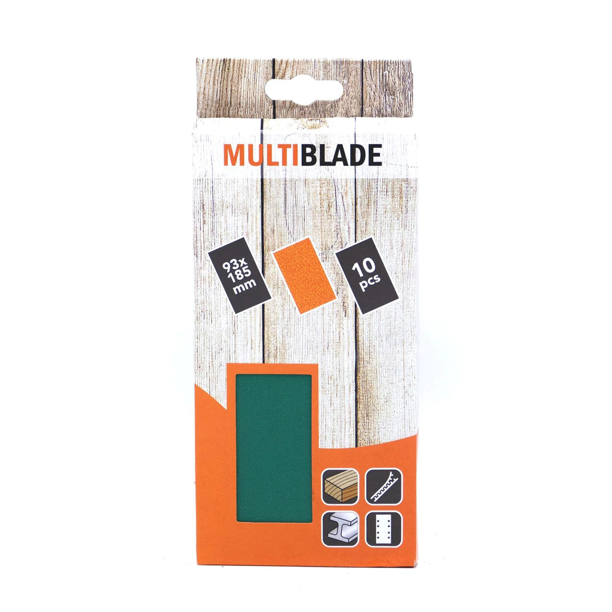 Multiblade Schuurpapier MB185 93x185mm K280 (10 vellen)