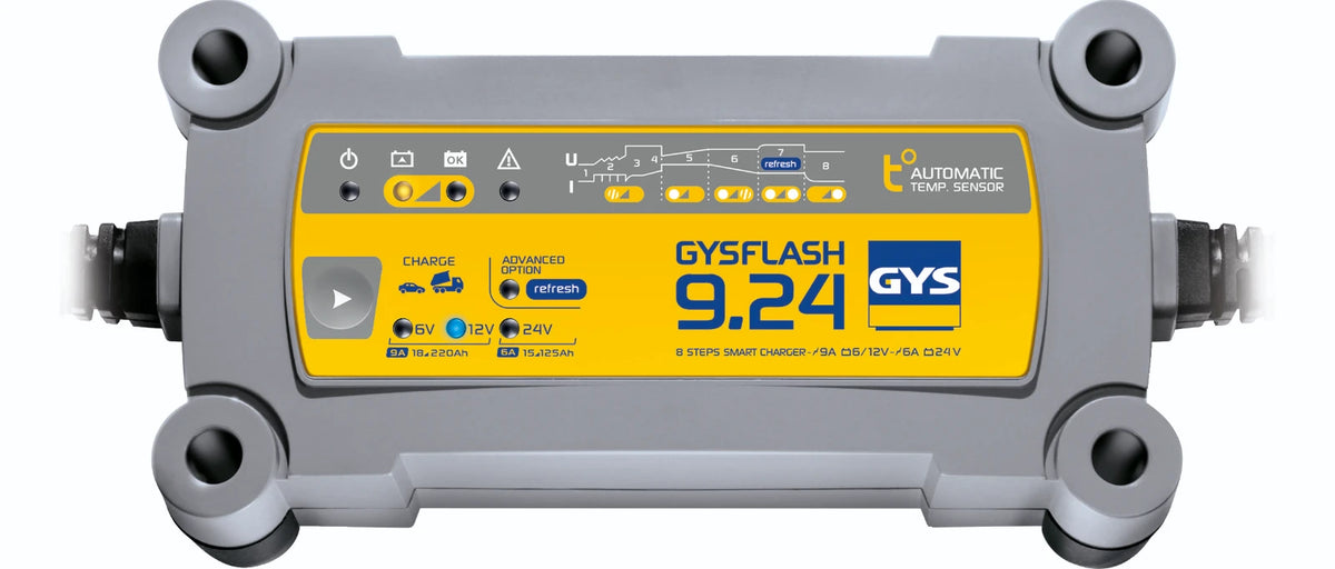 GYS Acculader GYSFLASH 9.24 6/12/24V