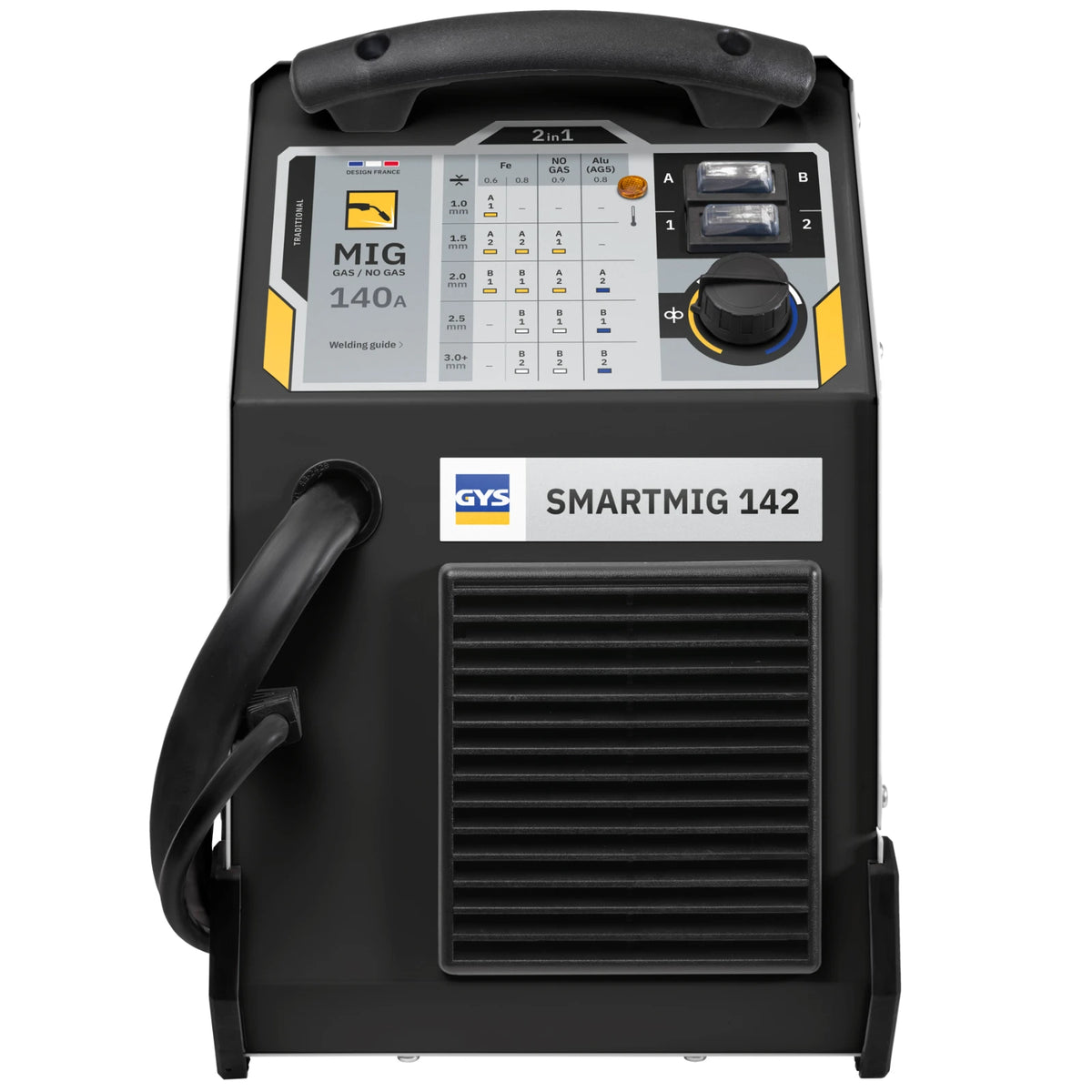 GYS Lasinverter SMARTMIG 142 MIG/MAG - inclusief accessoires