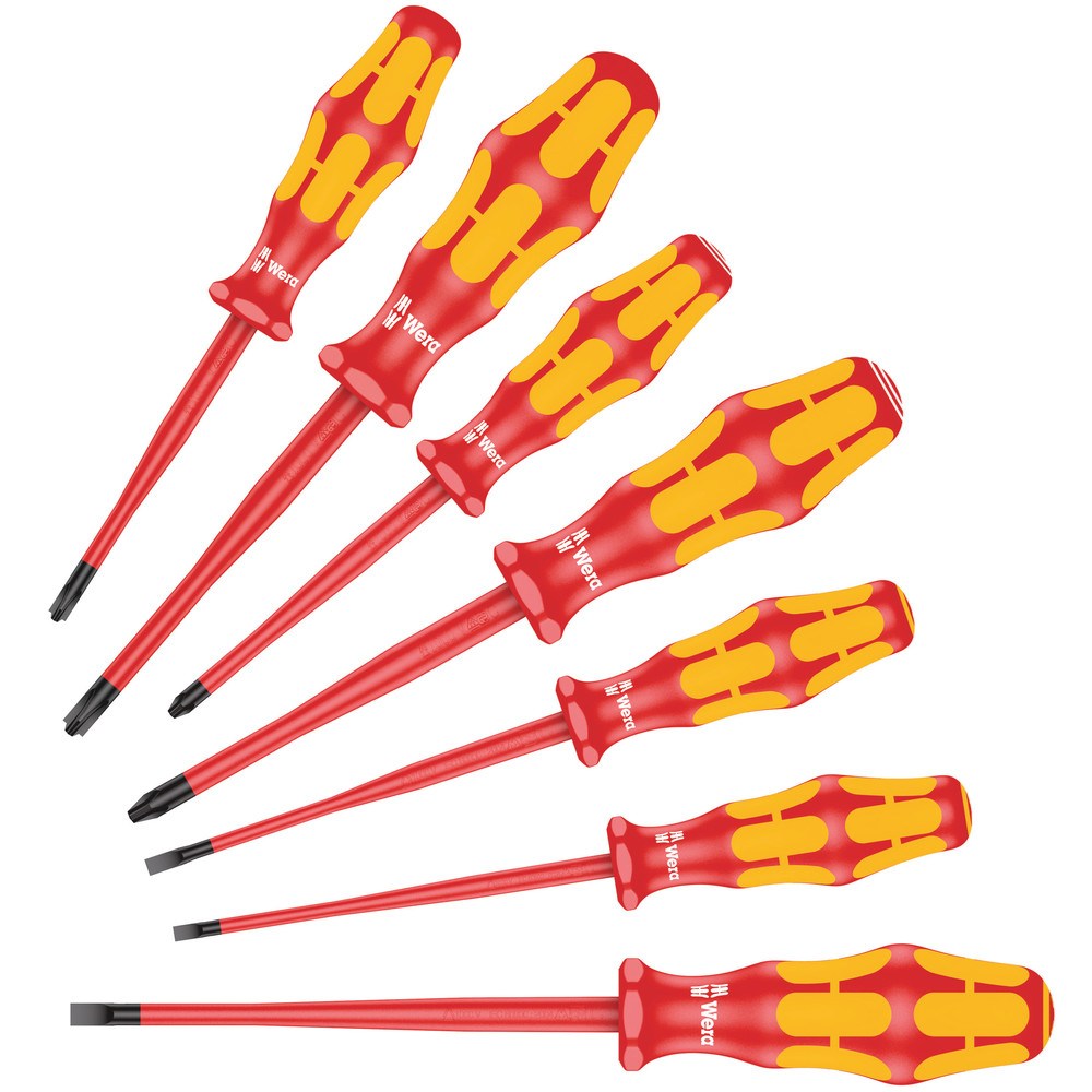 160 ISS/7 SCHROEVENDRAAIERSET KRAFTFORM PLUS SERIE 100. MET GEREDUCEERDE KLINGDIAMETER ALSMEDE GERI