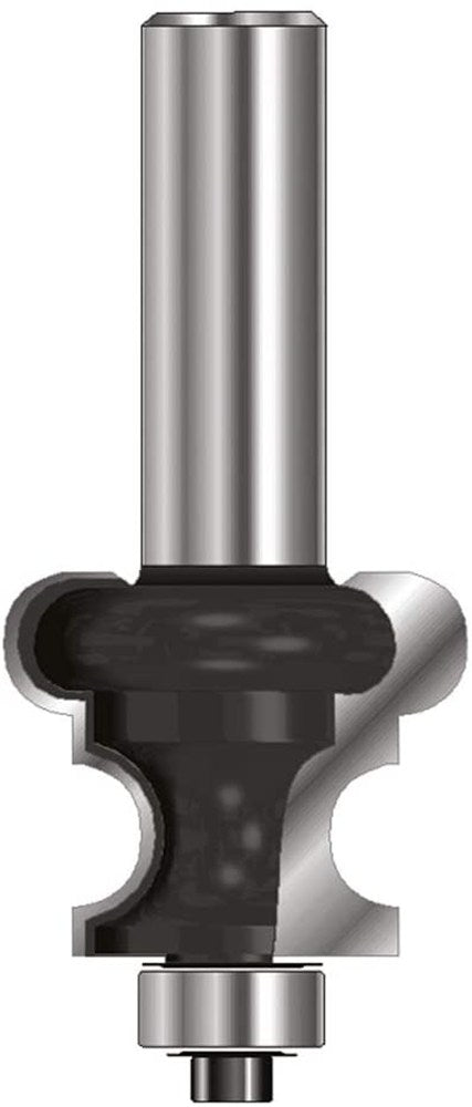 Jalouziefrees conkav/convex HM Met lager R3.18 kolf 8mm