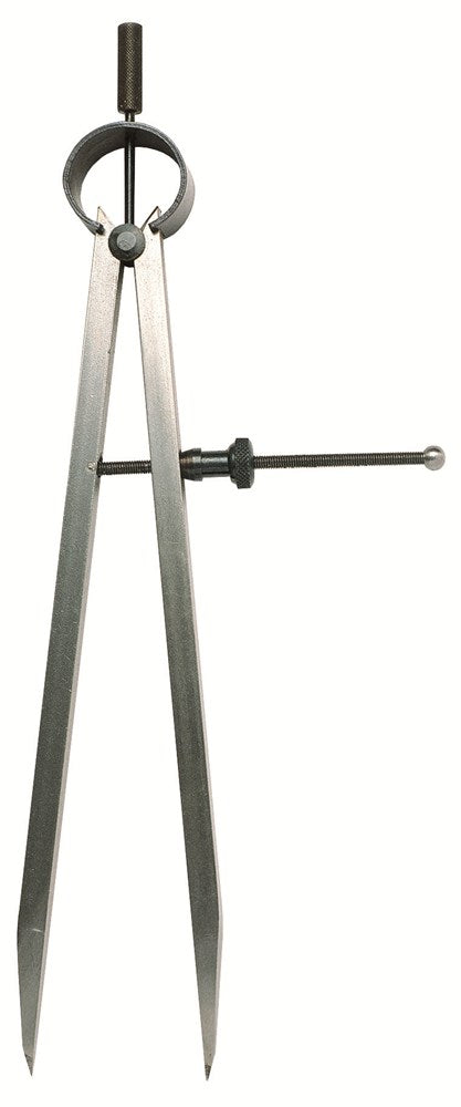 Steekpasser 300mm Met veer en stelschroef