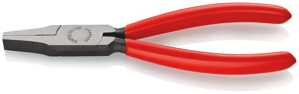 KNIPEX 20 01 160 Platbuigtang met kunststof bekleed zwart geatramenteerd 160 mm