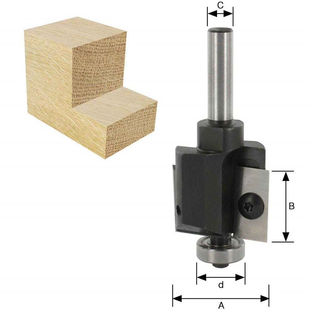 Wisselmes sponningfrees HM A26mm kolf 8mm