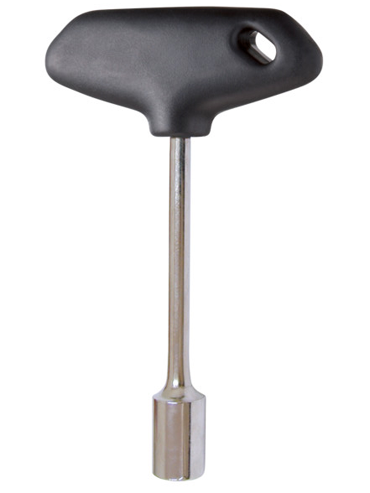 Zeskant-dopsleutel met T-greep, DIN 3125, 12x125 mm