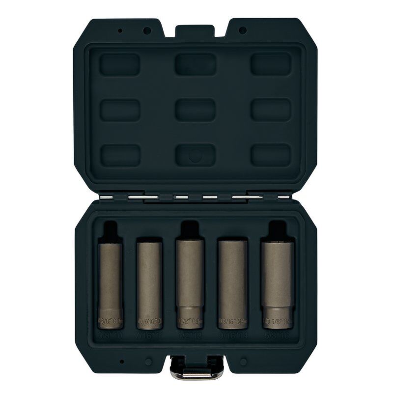 3/8" Slotboutverwijderaarset, 5dlg