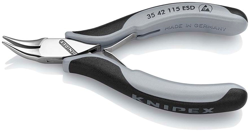 KNIPEX 35 42 115 ESD Elektronica-grijptang ESD met doorgestoken scharnier met meer-componenten greep