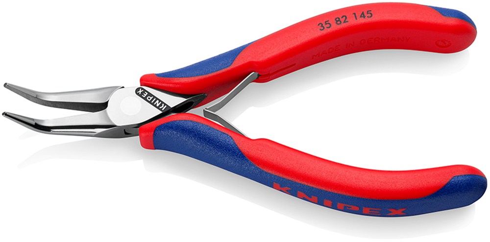 KNIPEX 35 82 145 Elektronica-grijptang met doorgestoken scharnier met meer-componenten greep 145 mm