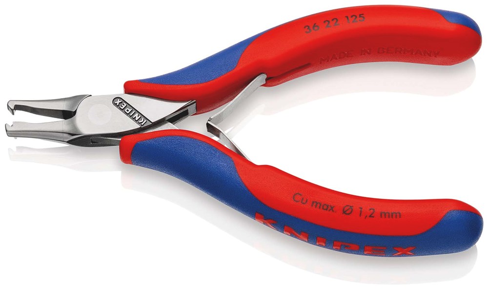 KNIPEX 36 22 125 Elektronica-montagetang met meer-componenten greep 125 mm