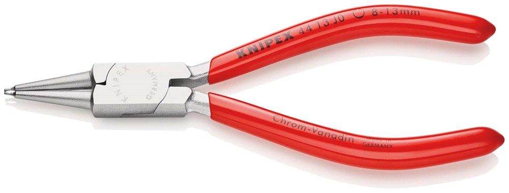 KNIPEX 44 13 J0 Borgveertang voor binnenringen in boringen met kunststof bekleed verchroomd 140 mm