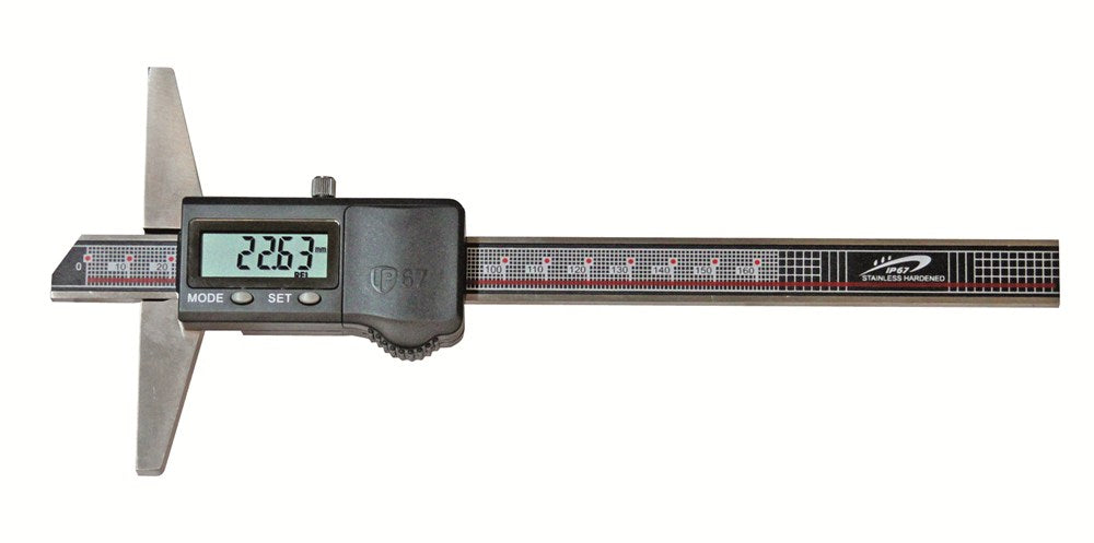 Digitale diepteschuifmaat 150x100mm IP67, water en stofdicht