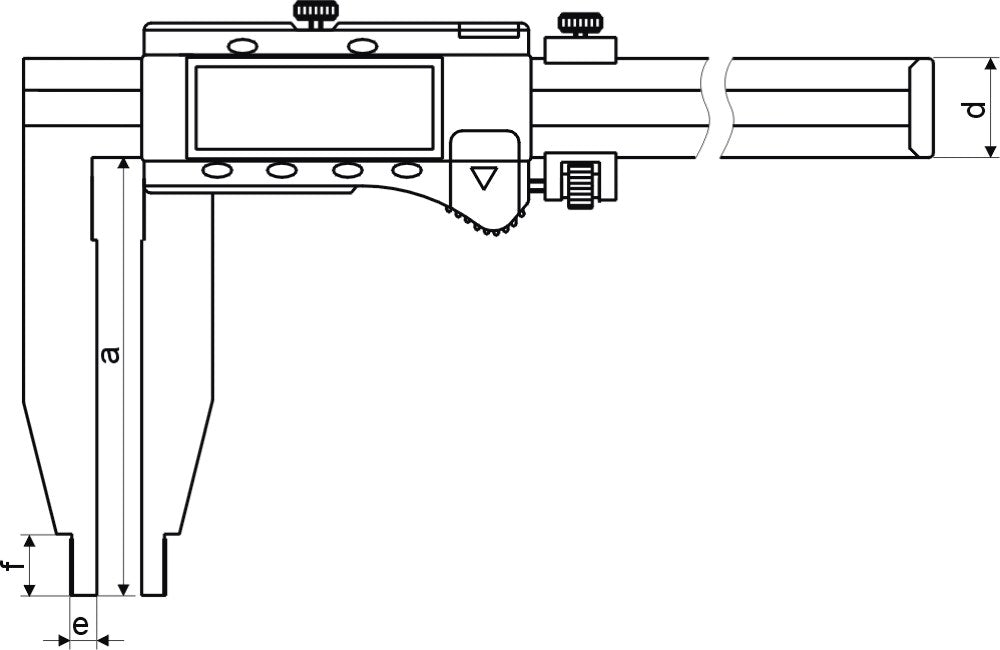 Digitale werkplaats schuifmaat 1000x500m