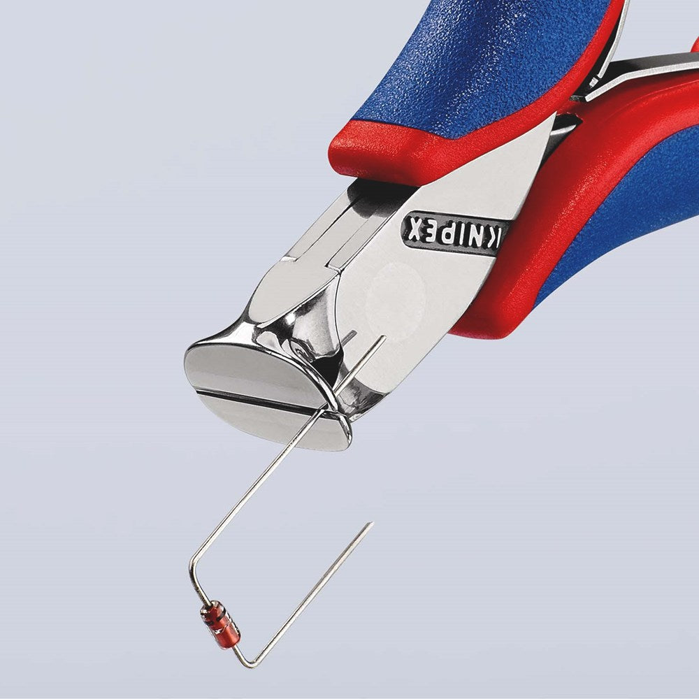 KNIPEX 64 02 115 Elektronica-voorsnijtang met meer-componenten greep 115 mm