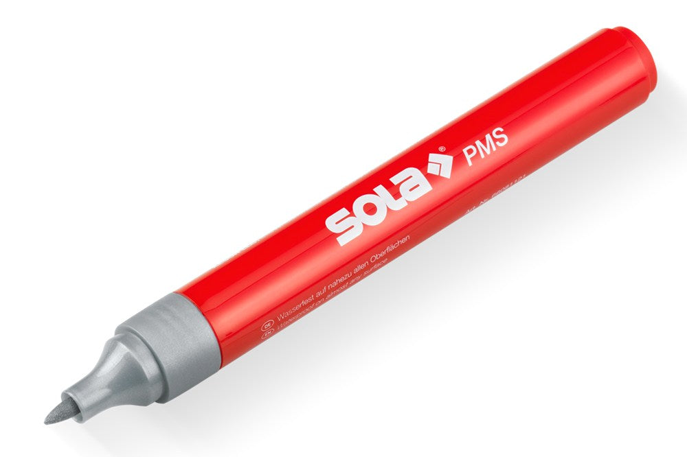 Permanent marker PMS zilver set/10