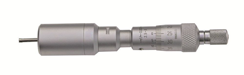 Precisie interne meetvoet 2,5-3mm met verstelring 2,5mm, blinde gaten