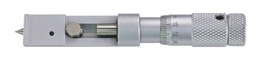 Digitale micrometer 0-10mm tbv. opmeten dikte van konserveblik aflezing 0,01mm