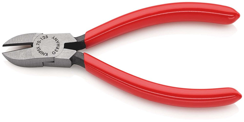 KNIPEX 70 01 125 Zijsnijtang met kunststof bekleed zwart geatramenteerd 125 mm