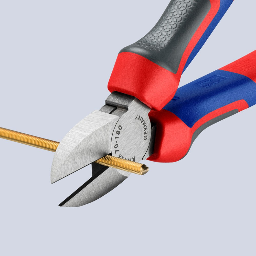 KNIPEX 70 02 180 Zijsnijtang met comfortgrepen zwart geatramenteerd 180 mm