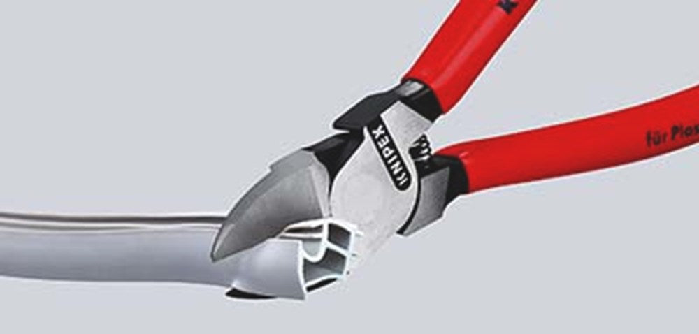 KNIPEX 72 01 180 Zijsnijtangen voor kunststof met kunststof bekleed 180 mm