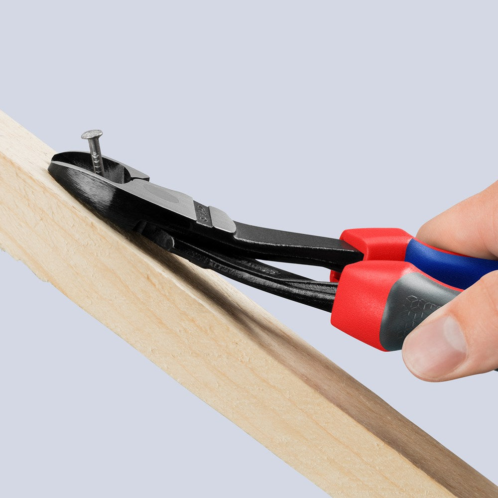 KNIPEX 74 22 250 Kracht-zijsnijtang met comfortgrepen zwart geatramenteerd 250 mm