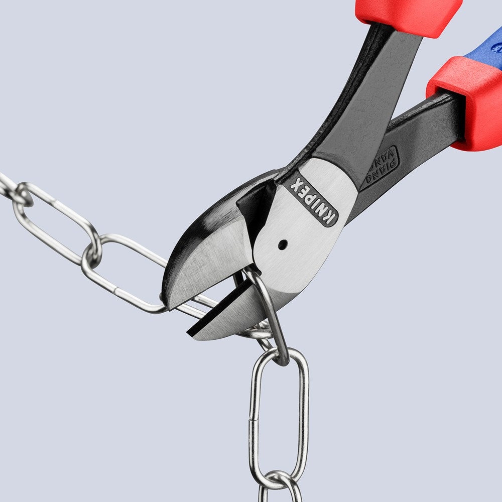 KNIPEX 74 22 250 Kracht-zijsnijtang met comfortgrepen zwart geatramenteerd 250 mm