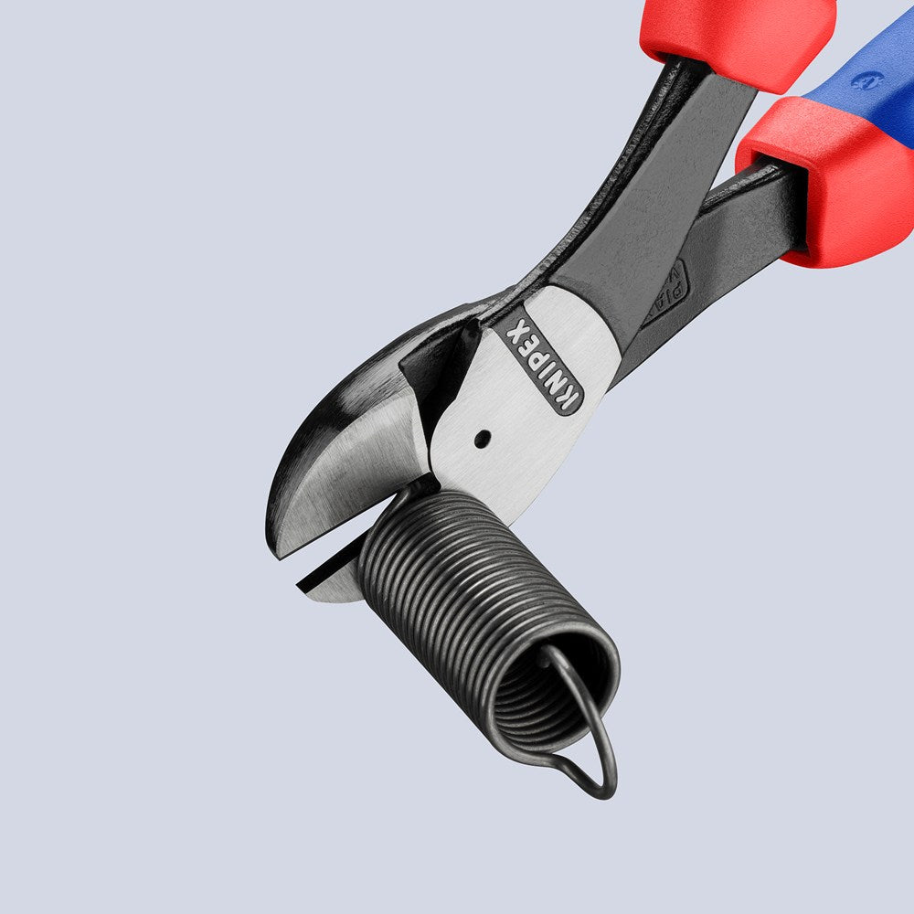 KNIPEX 74 22 250 Kracht-zijsnijtang met comfortgrepen zwart geatramenteerd 250 mm