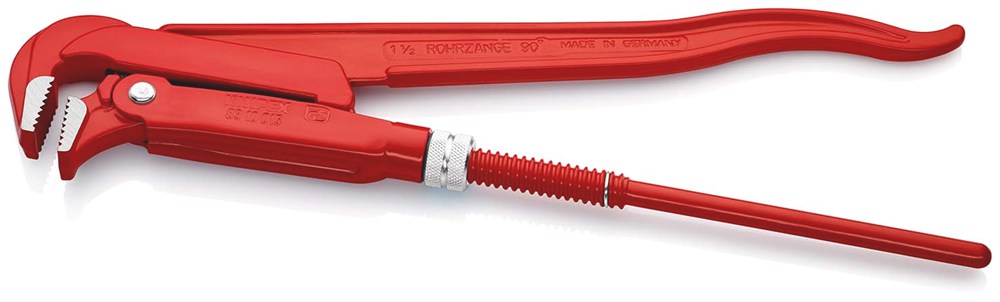 KNIPEX 83 10 015 Pijptang 90° rood poedergecoat 420 mm