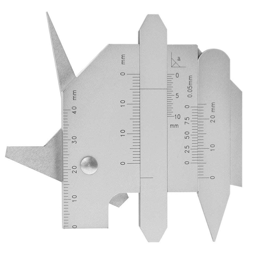 Universal Schweinahtlehre mattverchromt, Ablesung 1mm / 0,05mm