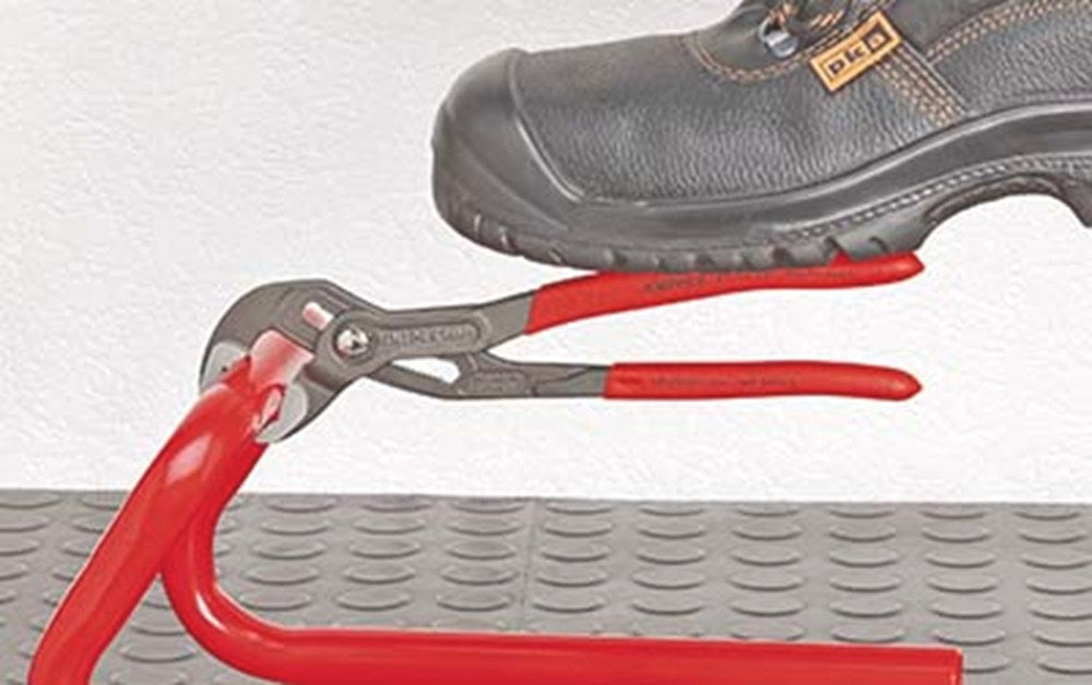 KNIPEX 87 02 180 Cobra® Hightech-waterpomptang met meer-componenten greep grijs geatramenteerd 180 m