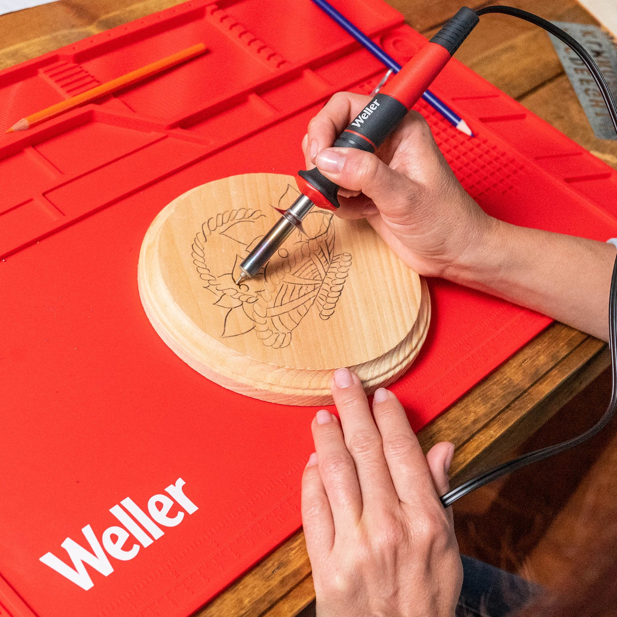 Weller Houtbranderset Pyrografie 25W 8-delig EU