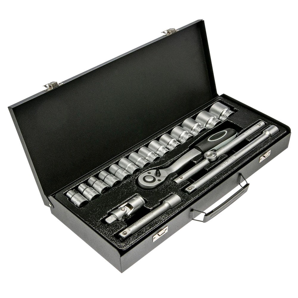 1/2" zeskant doppenset 10 - 32 mm