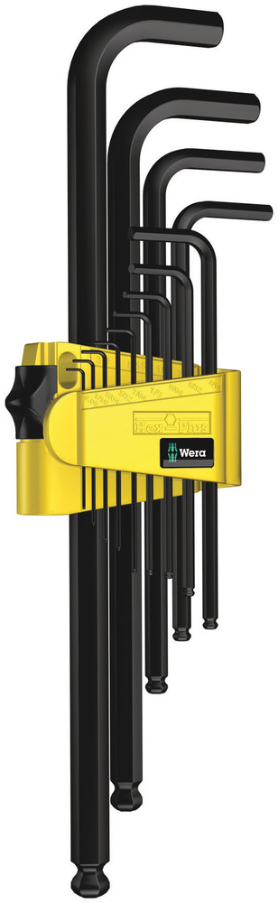 950/13 HEX-PLUS IMPERIAL 1 STIFSLEUTELSET, INCH, BLACKLASER, 13-DELIG