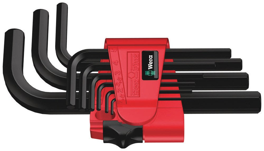 950/9 HEX-PLUS 7 STIFSLEUTELSET, METRISCH, BLACKLASER, 9 -DELIG
