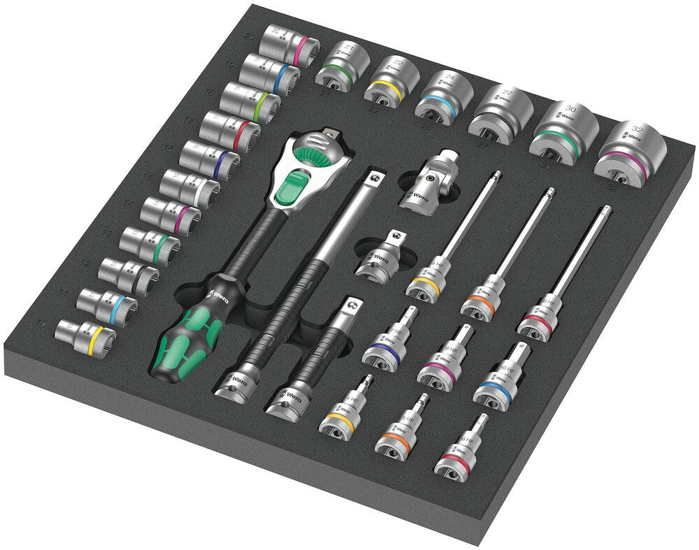 9722 Inzet 8000 C Zyklop ratel 1/2" 31-delig