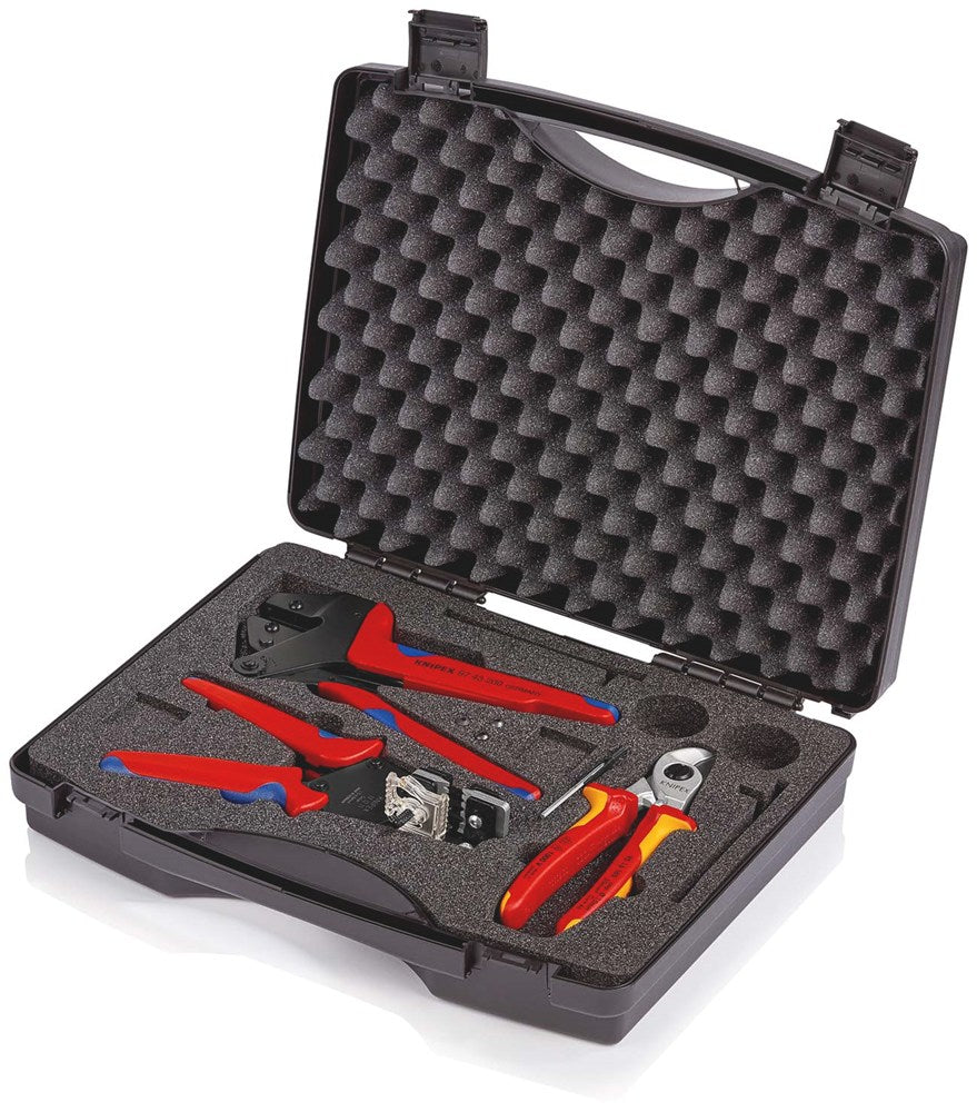 KNIPEX 97 91 01 Gereedschapskoffer voor solartechniek 1 x 12 12 11, 1 x 95 16 165, 1 x 97 43 200