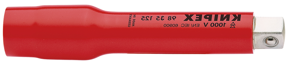 KNIPEX 98 45 250 Verlengstuk met binnen- / buitenvierkant 1/2" 250 mm