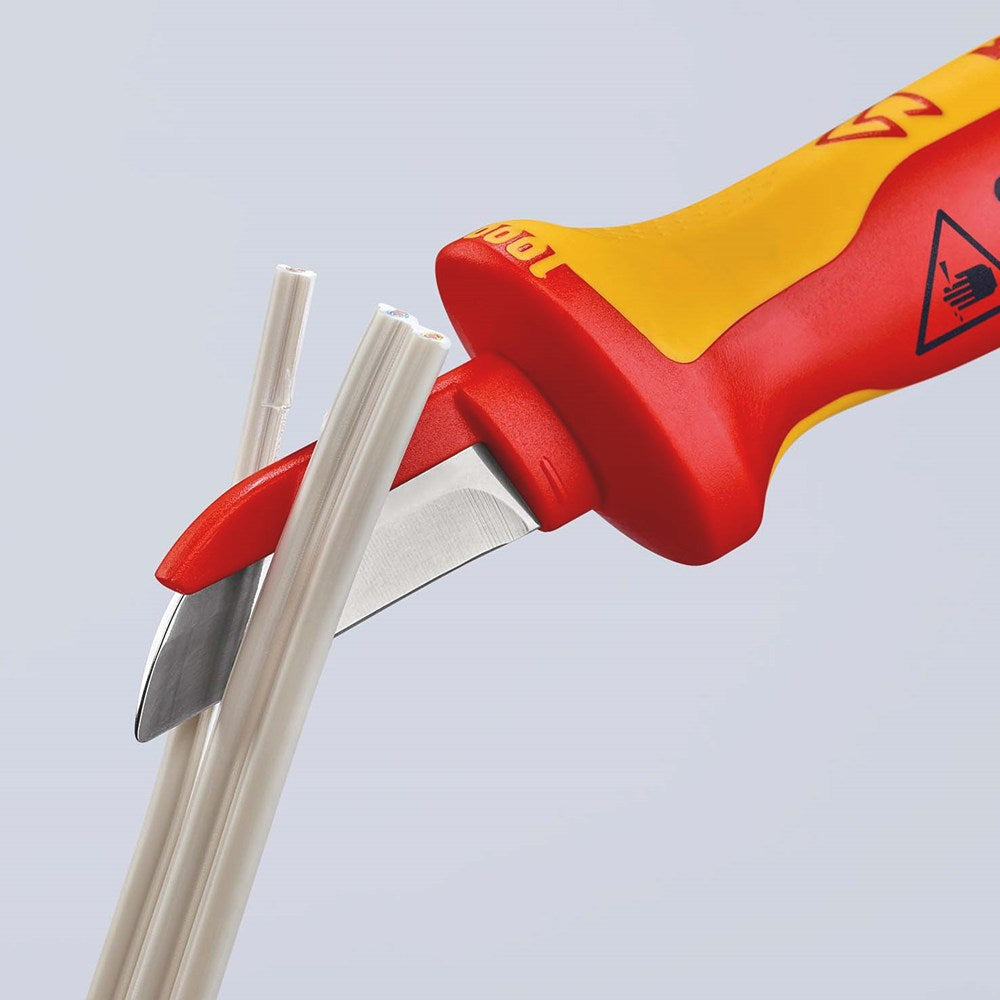 KNIPEX 98 54 Kabelmes geïsoleerde meercomponenten-greep, VDE-getest 190 mm