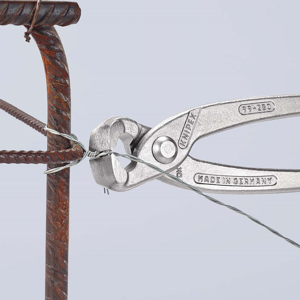 KNIPEX 99 04 280 Moniertang (rabitz- en vlechtertang) glans verzinkt 280 mm