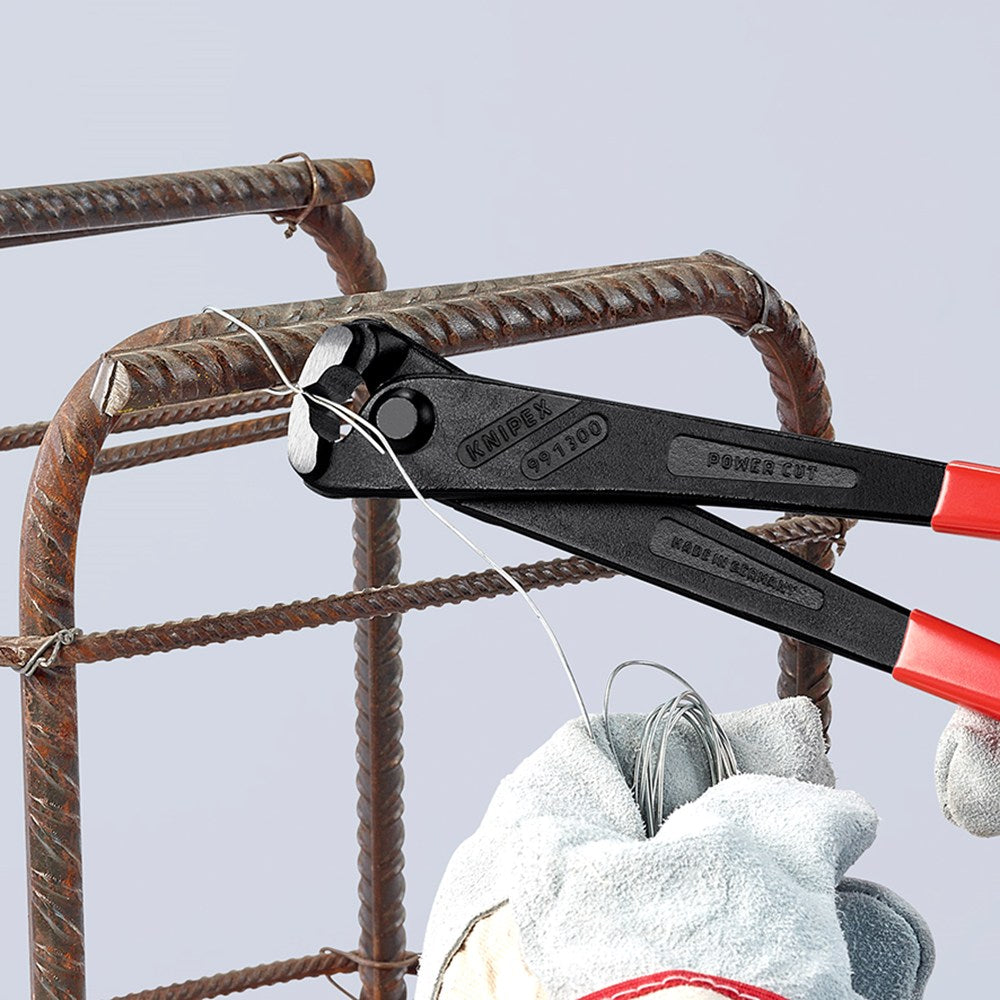 KNIPEX 99 11 300 Kracht-Moniertang grote krachtoverbrenging met kunststof bekleed zwart geatramentee