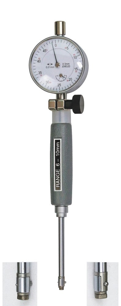 Binnenmicrometer met meetklok 6-10mm