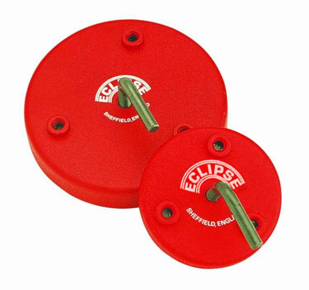 Platte busmagneet 76x12.5mm (M6) trekkr. Ferriet, met duim